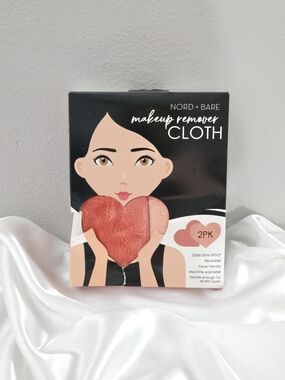 Nord+Bare Pink Makeup Remover Cloth - 2 Pack